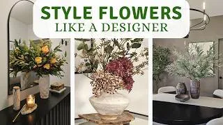 Thumbnail: How to Arrange Faux Florals Like a Designer | Elegant Home Styling Ideas