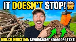Thumbnail: LawnMaster Electric Wood Chipper 1.8'' Cutting Diameter with Bag, FD1503