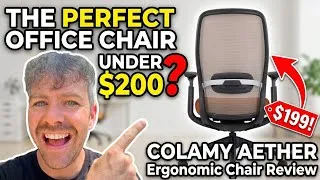 Thumbnail: The Perfect Office Chair Under $200? | COLAMY AETHER Ergonomic Chair Review