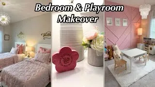 Thumbnail: Girls Bedroom Makeover + Creating a Playroom | Before & After