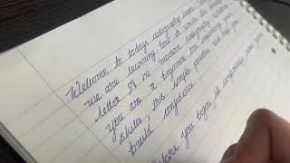 Thumbnail: Cursive Writing for Beginners | Calligraphy & Handwriting Practice | Cursive Paragraph Tutorial