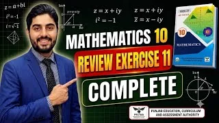 Thumbnail: Review Ex 11 class 10 || Class 10th Math New Book Review Exercise Chapter 11 || PCTB ||  PECTA 