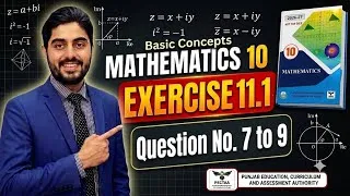 Thumbnail: ex 11.1 class 10 || Class 10th Math New Book Exercise 11.1 question 7 to 9 || PCTB || PECTAA