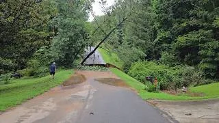 Thumbnail: Around 50 homes cut off by washout in Hall County