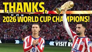 Thumbnail: Luis de la Fuente appreciated Atlético de Madrid's tribute to the Spain national team