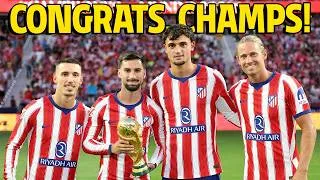 Thumbnail: Atlético de Madrid paid tribute to the Spain national team