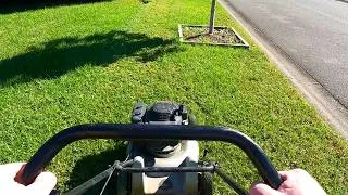 Thumbnail: POV Lawn Mowing – Masport Mulching Mower 🍃 Smooth Cuts & Satisfying Lawn ASMR