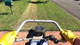 Thumbnail: POV Lawn Mowing - Cutting Grass SUPER Low with my VICTA Lawn Mower - Did I Just Kill My Lawn?