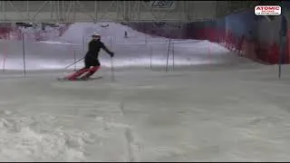 Thumbnail: Amelia Røer Amundsen 🇳🇴 - slalom training with Dønski Alpin at Snø #juniorstochampions @atomic