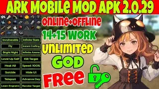 Thumbnail: ARK Mobile Online+Offline Mod Apk 2.0.29 💯 Android Mod🔥 Unlimited Amber 