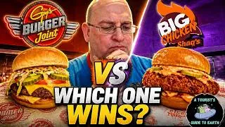 Thumbnail: Guy's Burgers vs. Shaq's Big Chicken | Which One Wins on Carnival Mardi Gras?