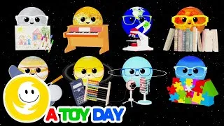 Thumbnail: FRUIT PLANET SONGS 5 🎶🍏🌎🪐🍏🎶 BABY | Mercury Venus Earth Mars Jupiter Saturn Uranus Neptune #atoyday