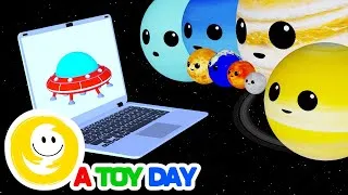 Thumbnail: PLANET SHORTS SONGS 3 🎶🪩🌎🪐🪩🎶 BABY | Mercury Venus Earth Mars Jupiter Saturn Uranus Neptune #atoyday