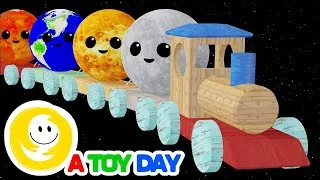 Thumbnail: PLANET SHORTS SONGS 🎶🚂🌎🪐🚂🎶 BABY | Mercury Venus Earth Mars Jupiter Saturn Uranus Neptune #atoyday