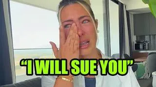 Thumbnail: TikToker Panicking After Caught Faking Charity Videos With AI