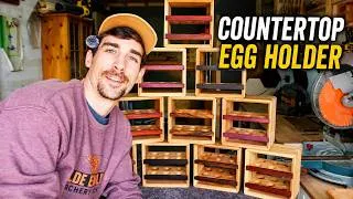 Thumbnail: Countertop Wooden Egg Holder