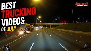 Thumbnail: Best Trucking Videos of July: Road Rage, Crashes & Close Calls | American Truck Drivers