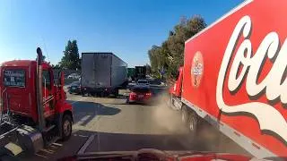 Thumbnail: Coca-Cola Semi Pileup, Truck Near Head-On Crash | American Truck Drivers