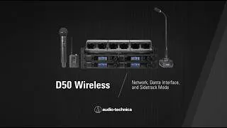 Thumbnail: D50 Wireless System | Network, Dante Interface, and SideTrack Mode
