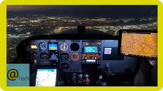 Thumbnail: Night Cross Country to Washington - Night Flight Time Lapse
