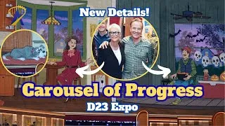 Thumbnail: 🎠 Carousel of Progress REIMAGINED! Bryan Cranston & Jamie Lee Curtis Join + Walt Disney Animatronic!