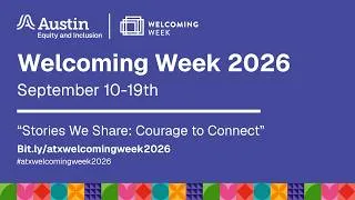 Thumbnail: You Belong Here, Austin | Welcoming Week 2026