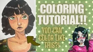 Thumbnail: Coloring tutorial!!!! How to color faces in my style! 🫶😆