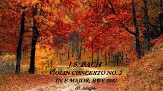 Thumbnail: J.S. Bach : Violin Concerto No. 2 in E Major, BWV 1042 - (II. Adagio)