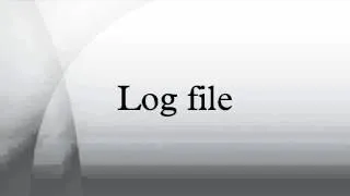Thumbnail: Log file
