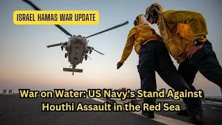 Thumbnail: Naval Clash in the Red Sea: US Destroyer Takes on Houthi Drone Assault #israelhamaswar