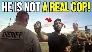 Thumbnail: Fake Cop BUSTED by Real Deputies and INSTANTLY Regrets It!