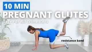 Thumbnail: 10 Min Pregnant Booty Workout | All Floor Glute Exercises