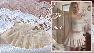 Thumbnail: making a mini skirt! | sewing my dream wardrobe pt.3