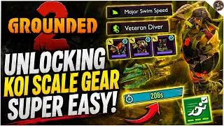 Thumbnail: How to get Best Swimming Gear in Grounded 2 Into the Abyss! ~KOI SCALE ARMOUR GUIDE~