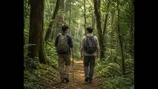 Thumbnail: Story 0057/1001: The Bear And The Two Travelers | English + Chinese | 患难见真情