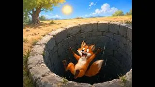 Thumbnail: Story 0055/1001: The Fox And The Goat | English + Chinese | 盲目跟风