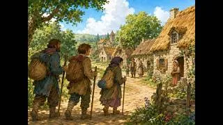 Thumbnail: Story 0053/1001: The Stone Soup | English + Chinese | 分一杯羹