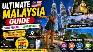 Thumbnail: 🇲🇾 Ultimate Malaysia Budget Travel Guide 2026 | Solo Female Travel Tips