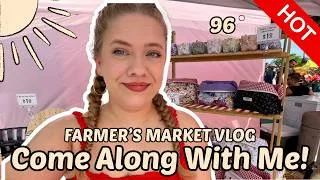 Thumbnail: A HOT Day At The Farmer's Market! | Small Business Vlog