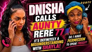 Thumbnail: DNisha calls Aunty ReRe upset about how Shayla talked around Kai! Aunty asks for a plate 😂🤭