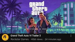 Thumbnail: GTA 6 Trailer 3 Is Dropping August 6th.