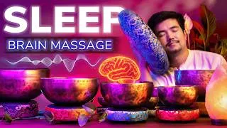 Thumbnail: Can’t Turn Your Brain Off? Listen to This | Himalayan Singing Bowls • BLACK SCREEN 12 Hours
