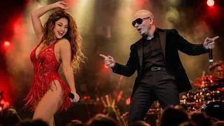Thumbnail: Pitbull ft. Shakira - Fire Under the Moon (Lyrical Music Video)