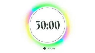 Thumbnail: 30 Minute Aura Focus Timer - for Relaxing, Studying, and Working (with Music)