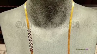 Thumbnail: Tanishq 22K Diamond Mogappu Thali Chain Collection💎| Starting from 24g | 20% OFF On Diamonds#gold 
