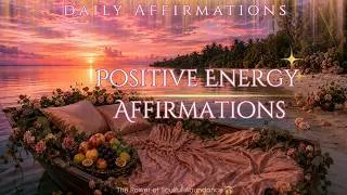 Thumbnail: ✨ Positive Energy Affirmations | Good Vibes, Peace, Alignment & Emotional Reset