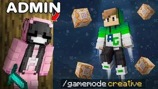 Thumbnail: How I Secretly got Creative in this 'GIRL ONLY' Minecraft SMP...