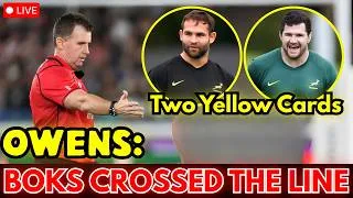 Thumbnail: Nigel Owens’ Verdict: Springboks Deserved Two Yellow Cards vs All Blacks#springboks #allblacks
