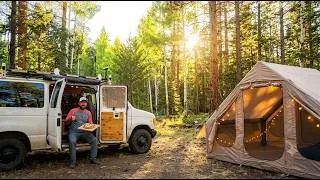 Thumbnail: Boondocking in Greer, Arizona | Van Life Road Trip & Camping Adventure