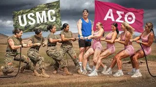 Thumbnail: Sorority Chicks Destroyed by US Marines in Fitness Competition